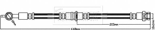 BORG & BECK stabdžių žarnelė BBH8006